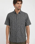Camisa manga corta Floral grafito Froens
