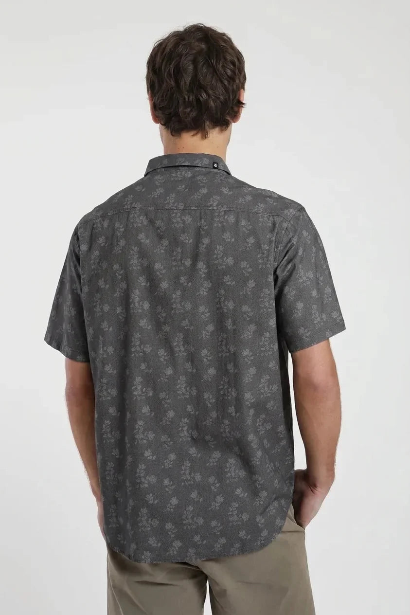Camisa manga corta Floral grafito Froens