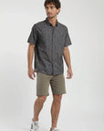 Camisa manga corta Floral grafito Froens