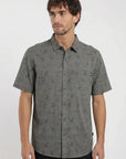 Camisa manga corta Hawaii olivo Froens