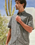 Camisa manga corta Hawaii olivo Froens