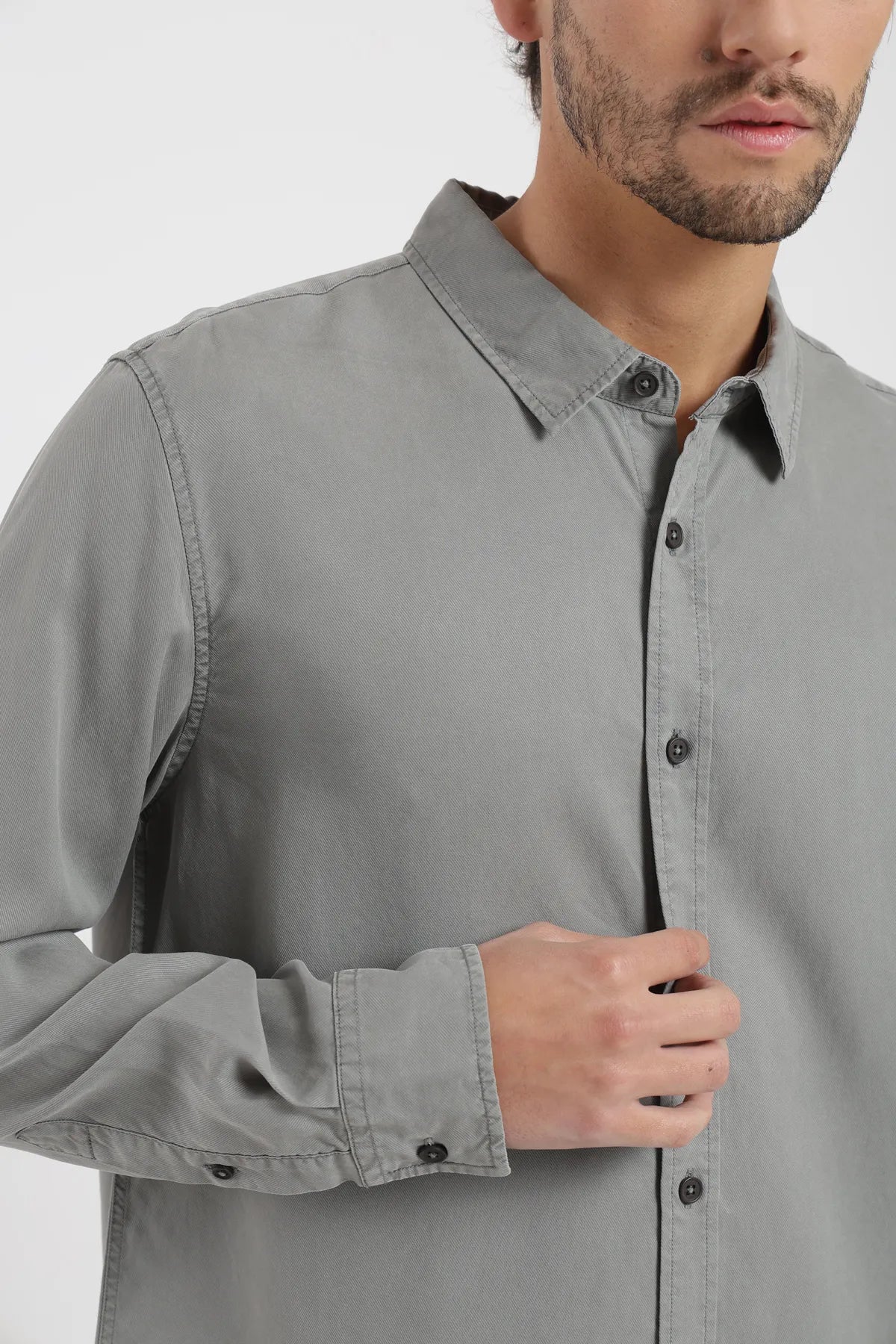 Camisa manga larga Street gris