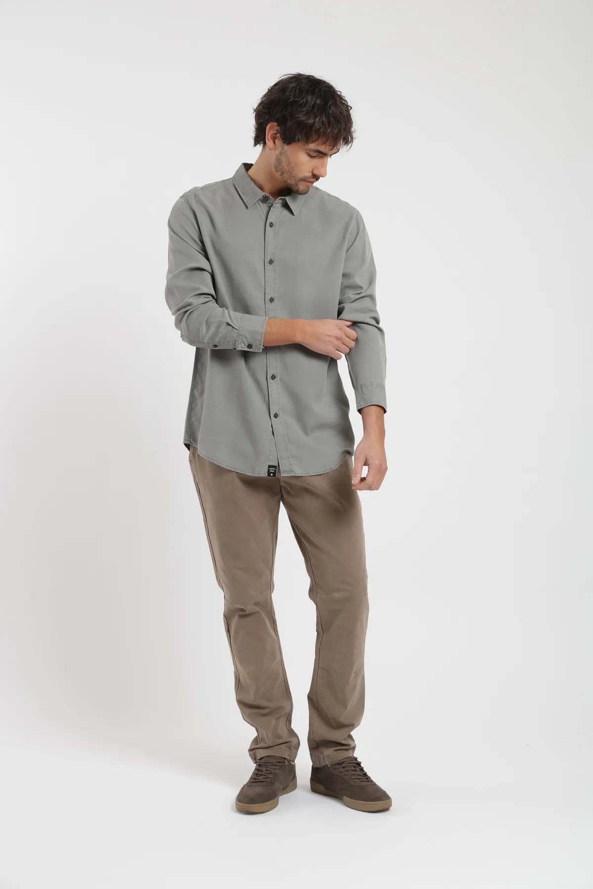 Camisa manga larga Street gris