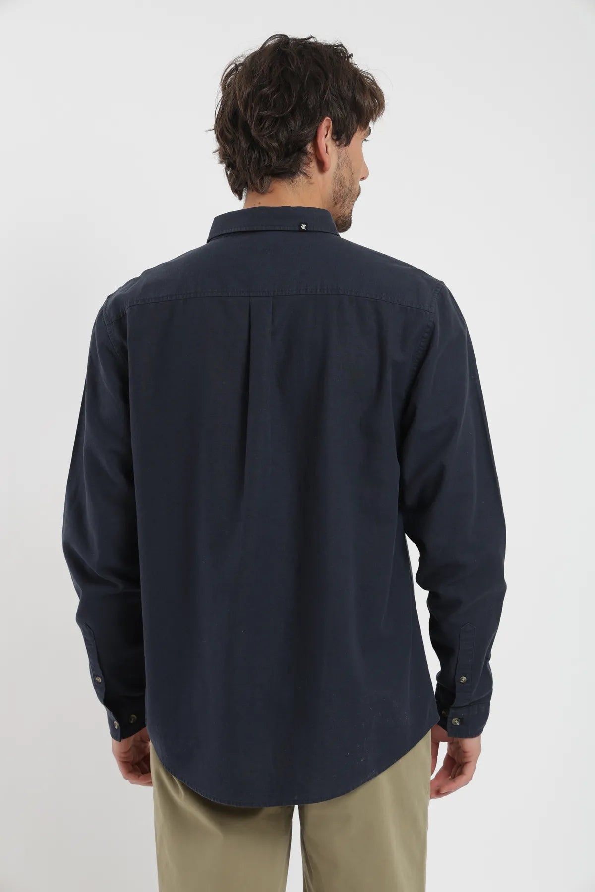 Camisa manga larga Basic azul