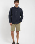 Camisa manga larga Basic azul