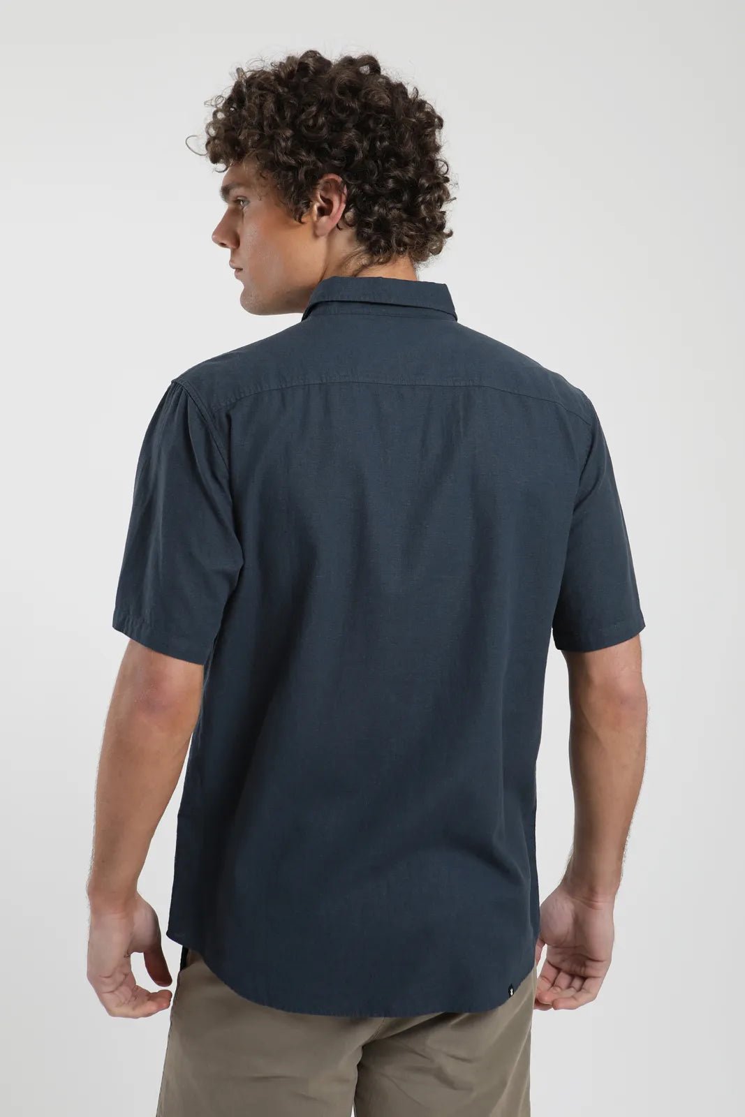 Camisa manga corta Classic azul - Algodón orgánico - Frøens