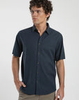 Camisa manga corta Classic azul - Algodón orgánico - Frøens