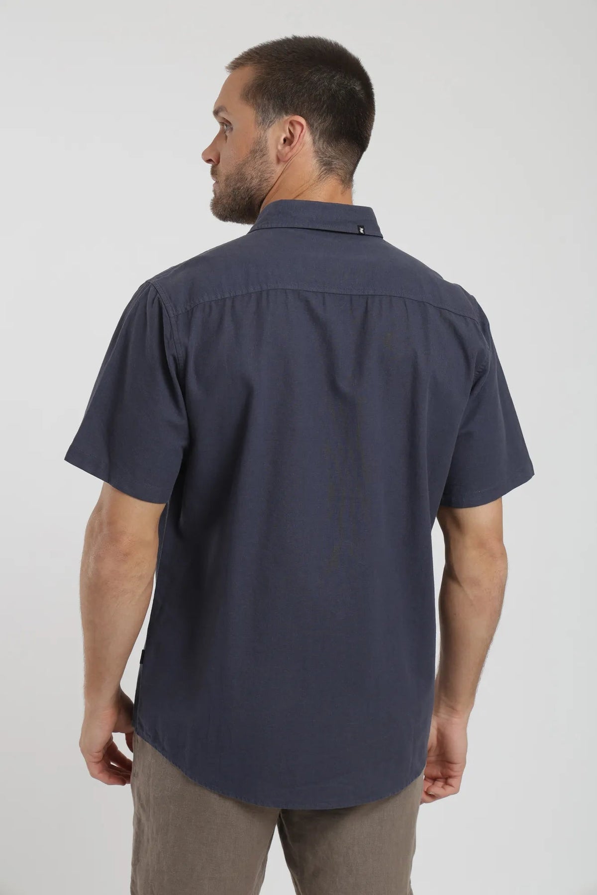 Camisa manga corta classic azul - Froens