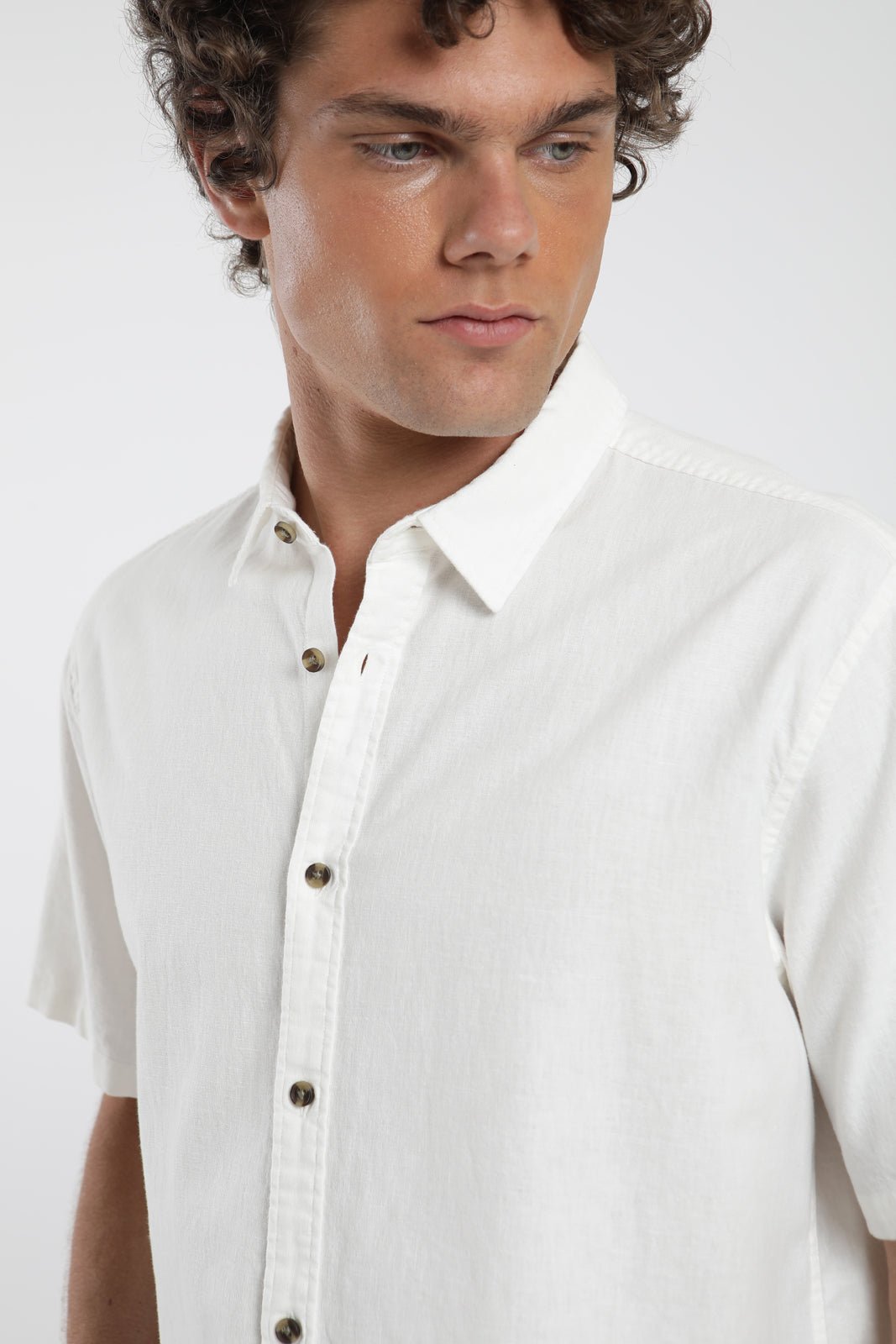 Camisa manga corta Classic blanco - Algodón orgánico - Frøens