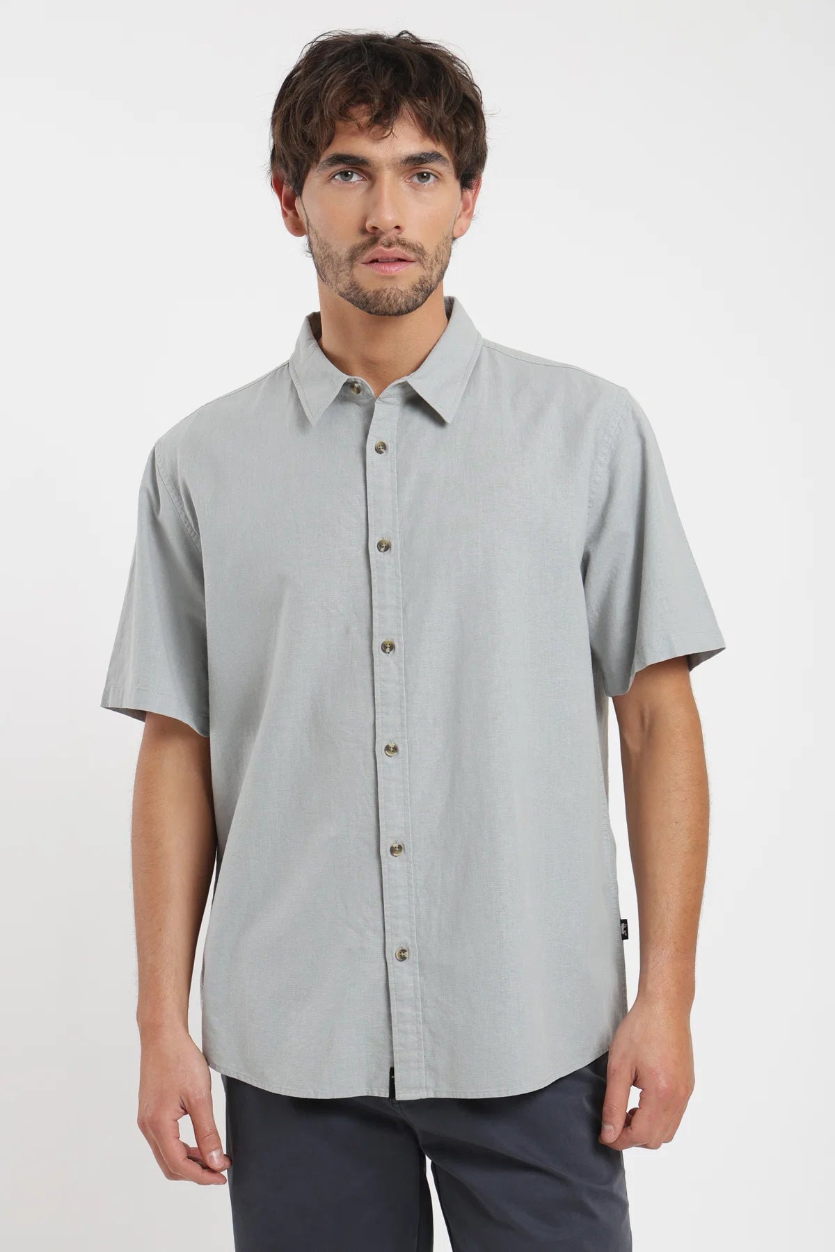Camisa manga corta classic celeste - Froens