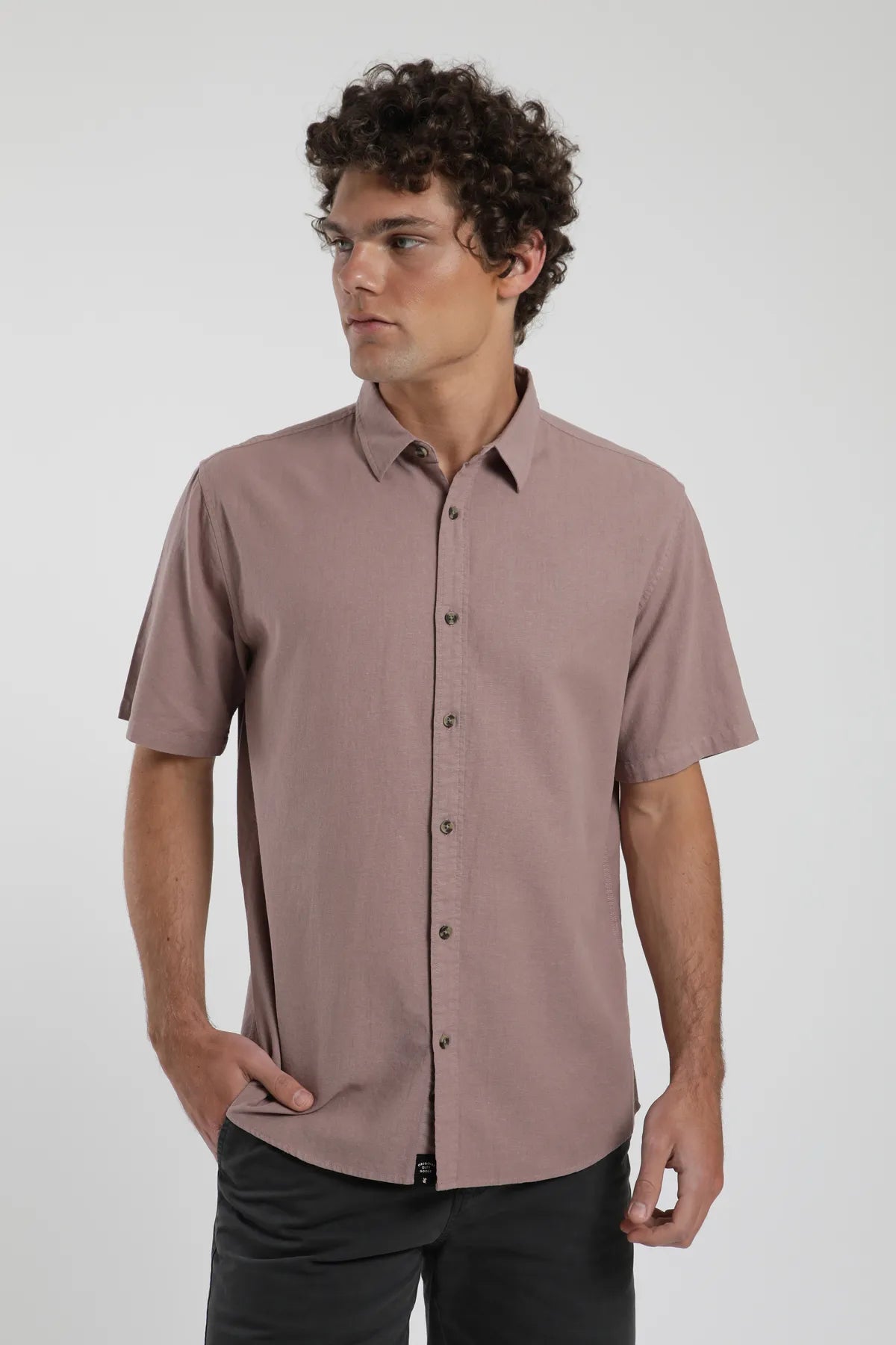 Camisa manga corta Classic rosado - Algodón orgánico - Frøens