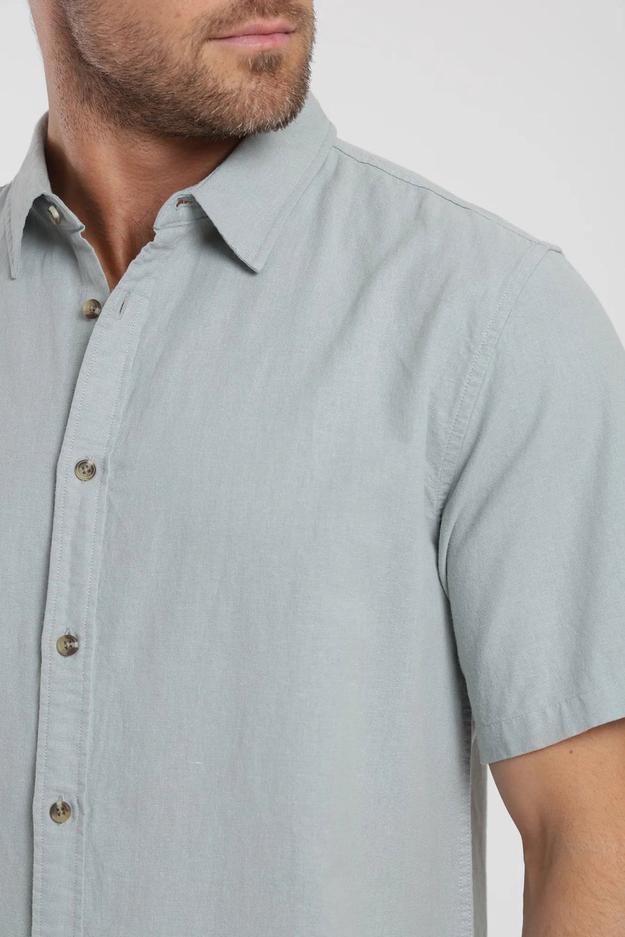 Camisa manga corta classic verde claro - Froens