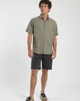 Camisa manga corta Classic verde - Algodón orgánico - Frøens