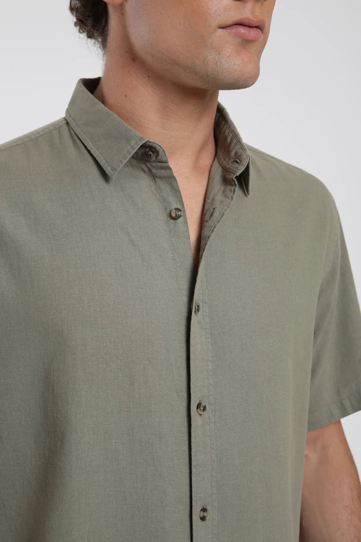 Camisa manga corta Classic verde - Algodón orgánico - Frøens