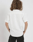 Camisa manga corta niño classic blanco - Froens