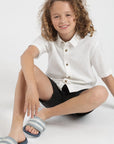 Camisa manga corta niño classic blanco - Froens