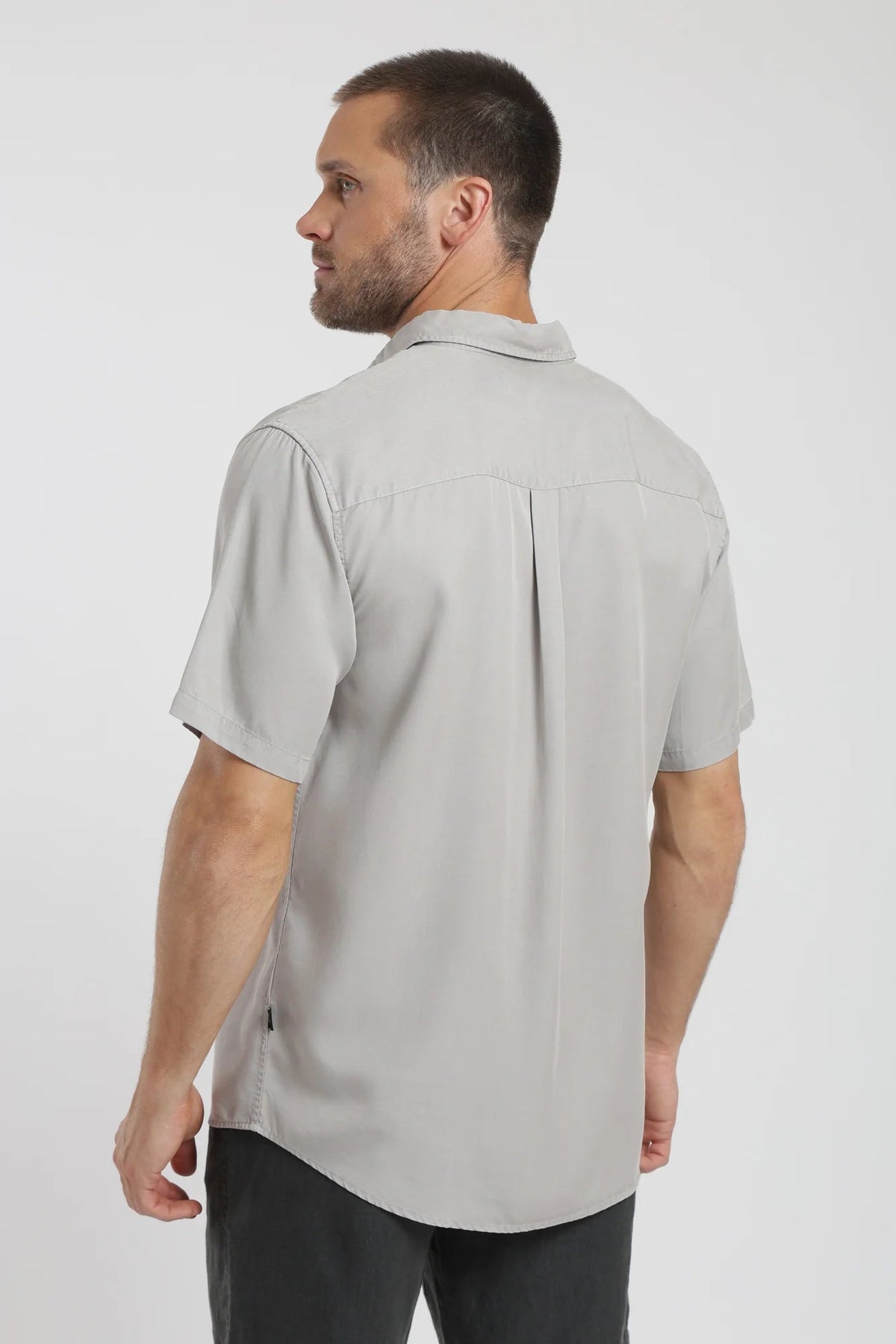 Camisa manga corta puelche beige Froens