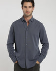 Label - Camisa manga larga Lisboa azul