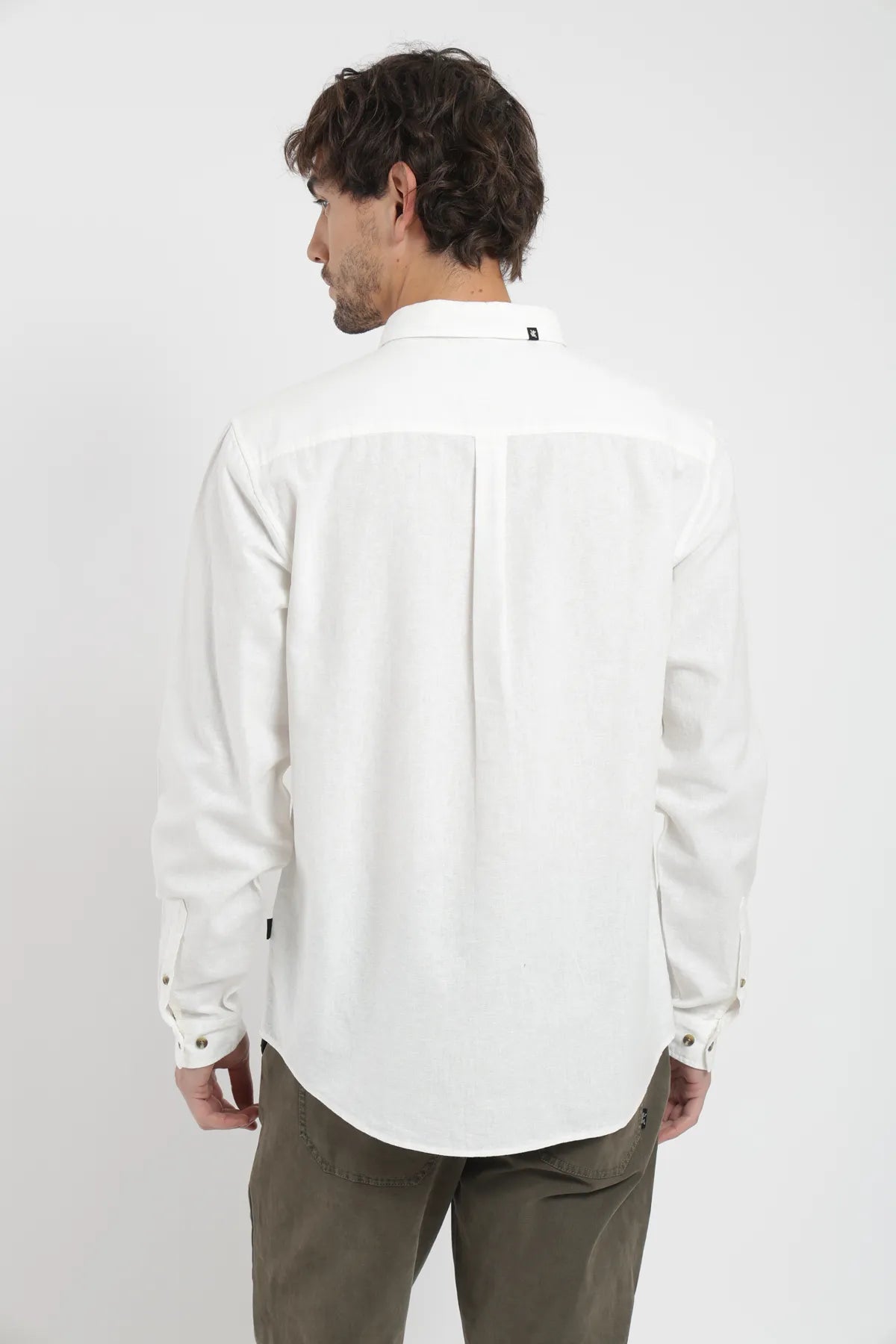 Camisa manga larga Basic blanco