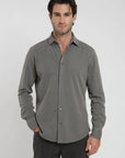Label - Camisa manga larga Lisboa grafito