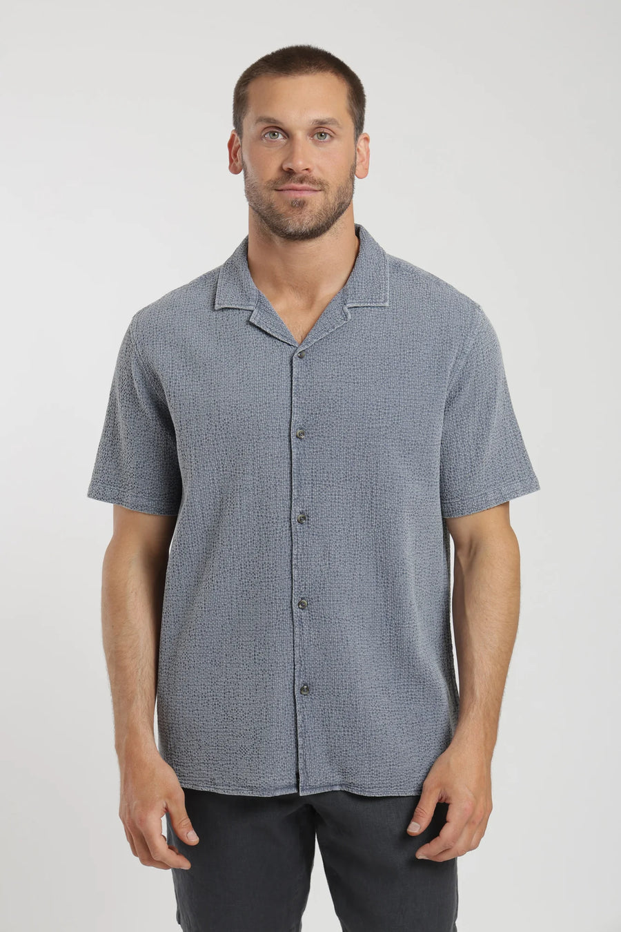 Camisa manga corta manly azul claro Froens