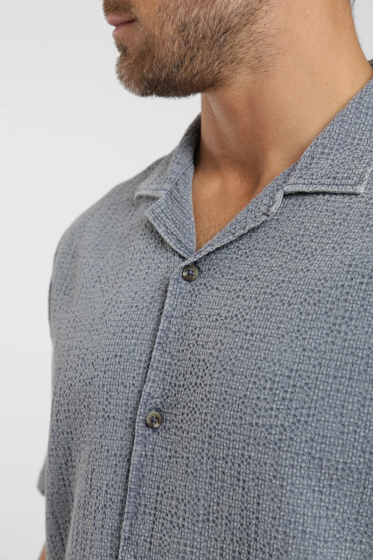 Camisa manga corta manly azul claro Froens
