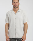 Camisa manga corta manly beige Froens