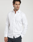 Label - Camisa manga larga Non Iron blanco