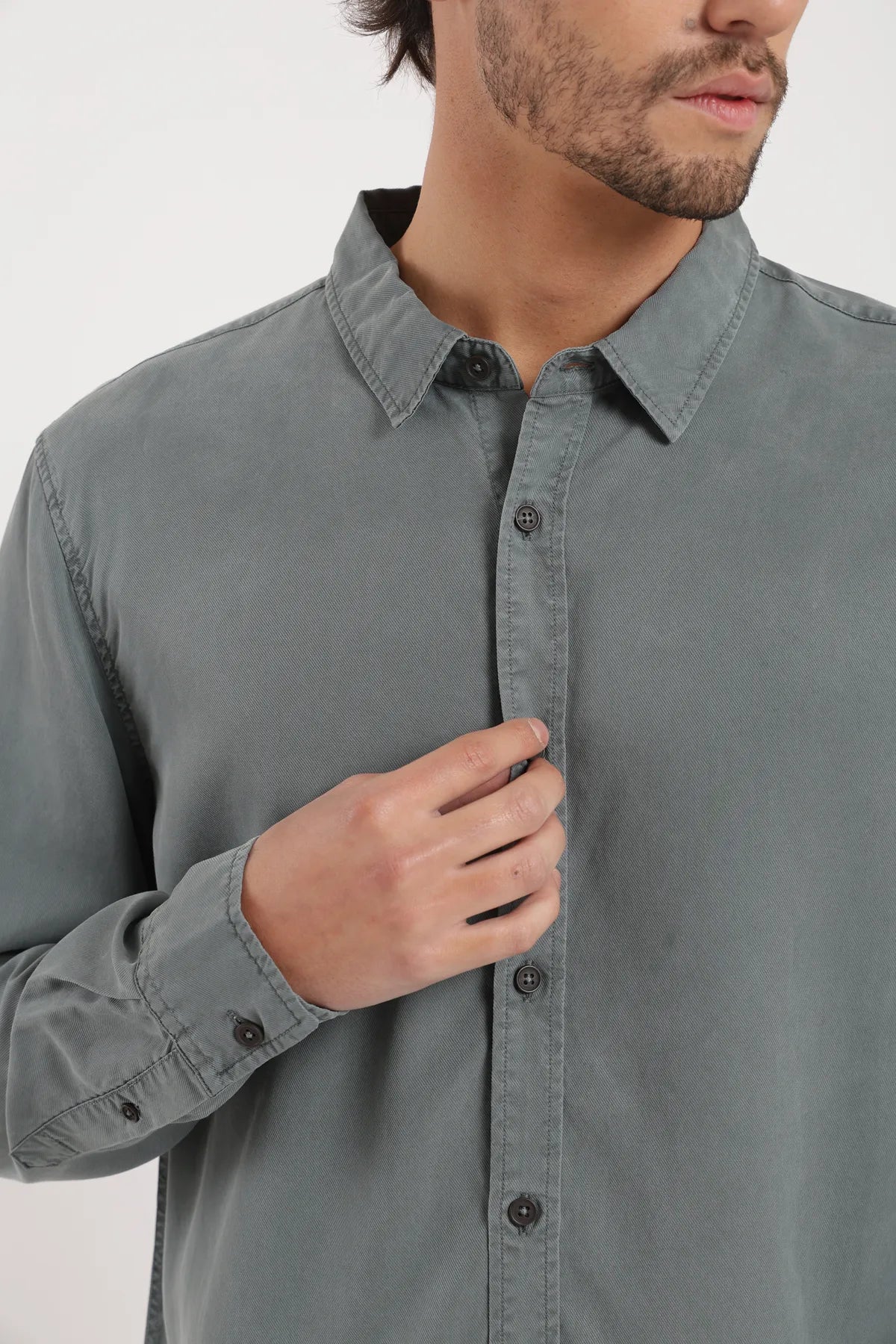 Camisa manga larga Street petroleo