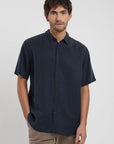 Camisa manga corta Puelche azul Froens