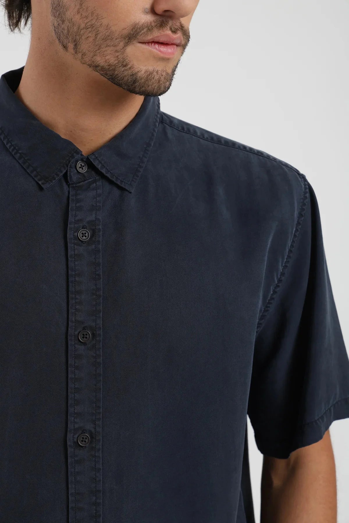 Camisa manga corta Puelche azul Froens