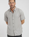 Camisa manga corta puelche beige Froens