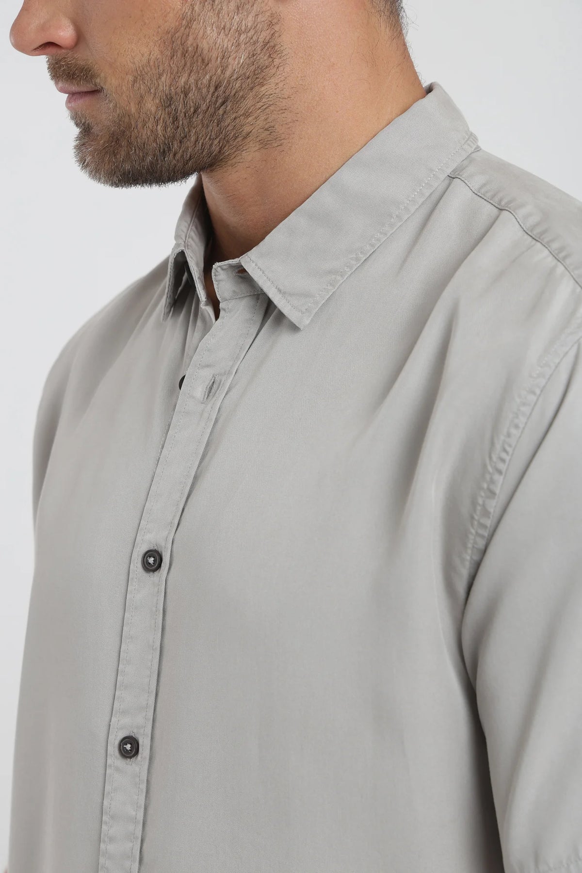 Camisa manga corta puelche beige Froens