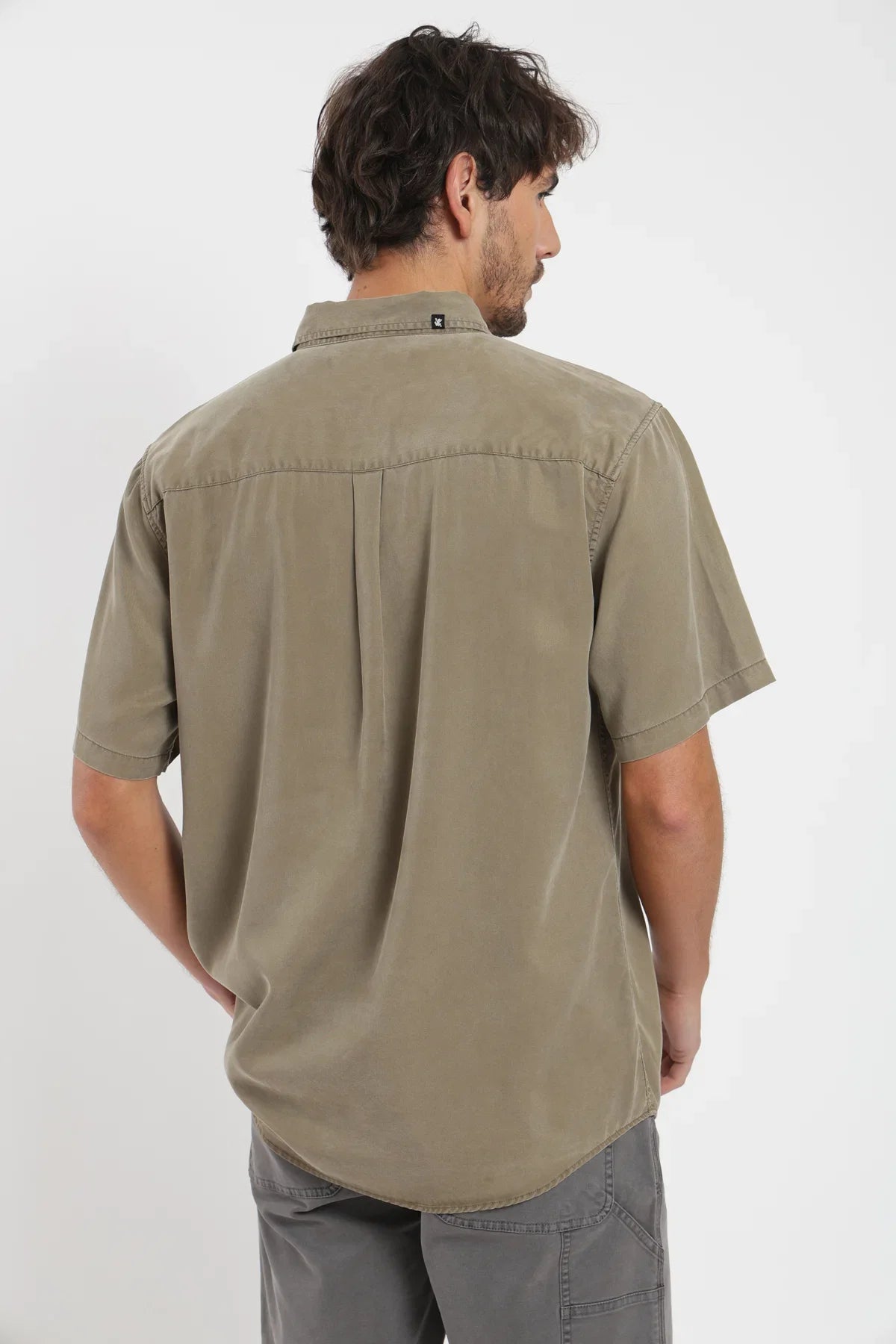 Camisa manga corta Puelche olivo Froens