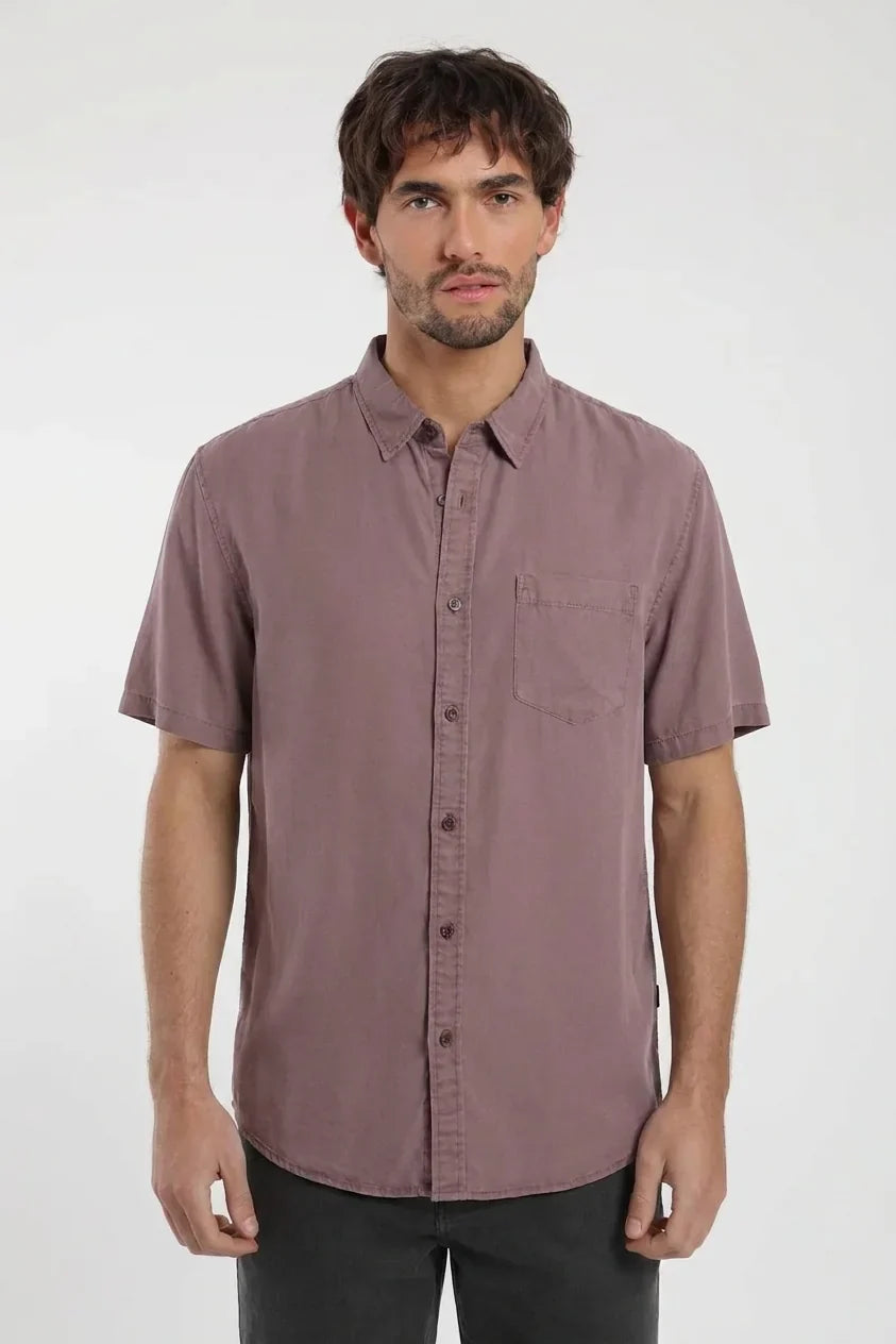 Camisa manga corta Puelche rosado - Tencel Froens