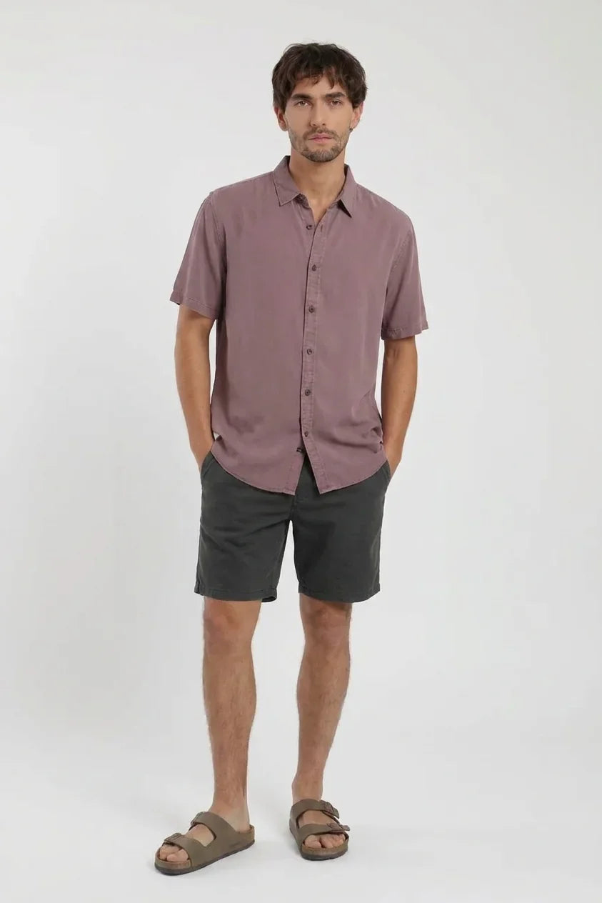 Camisa manga corta Puelche rosado - Tencel Froens