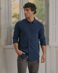 Camisa manga larga street azul