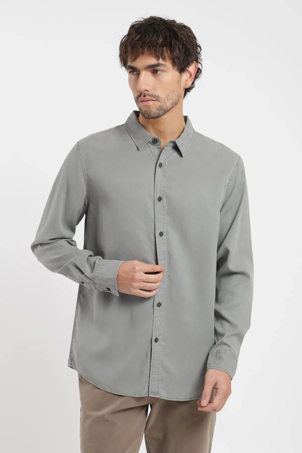 Camisa manga larga Street gris Froens