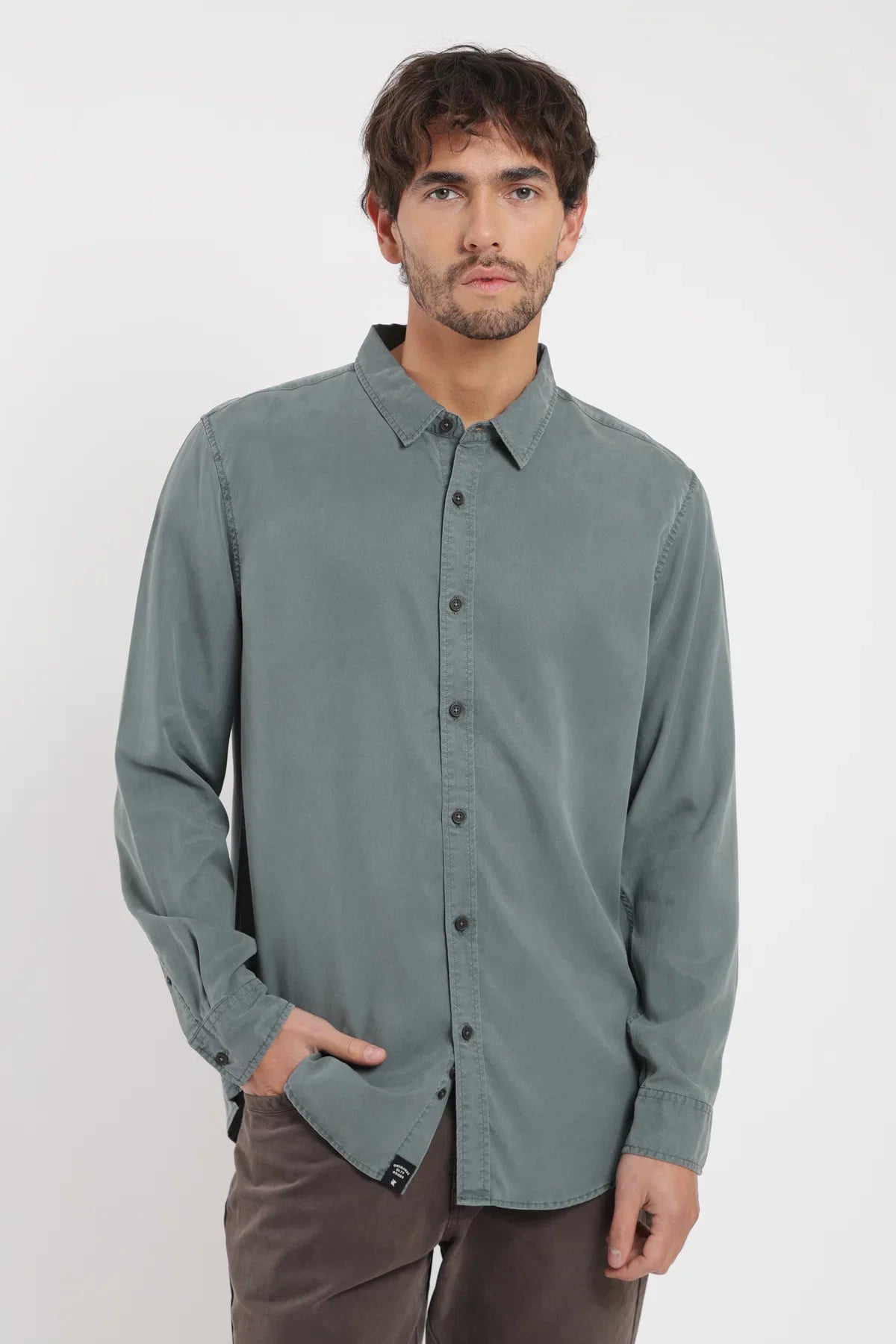 Camisa manga larga Street petroleo Froens