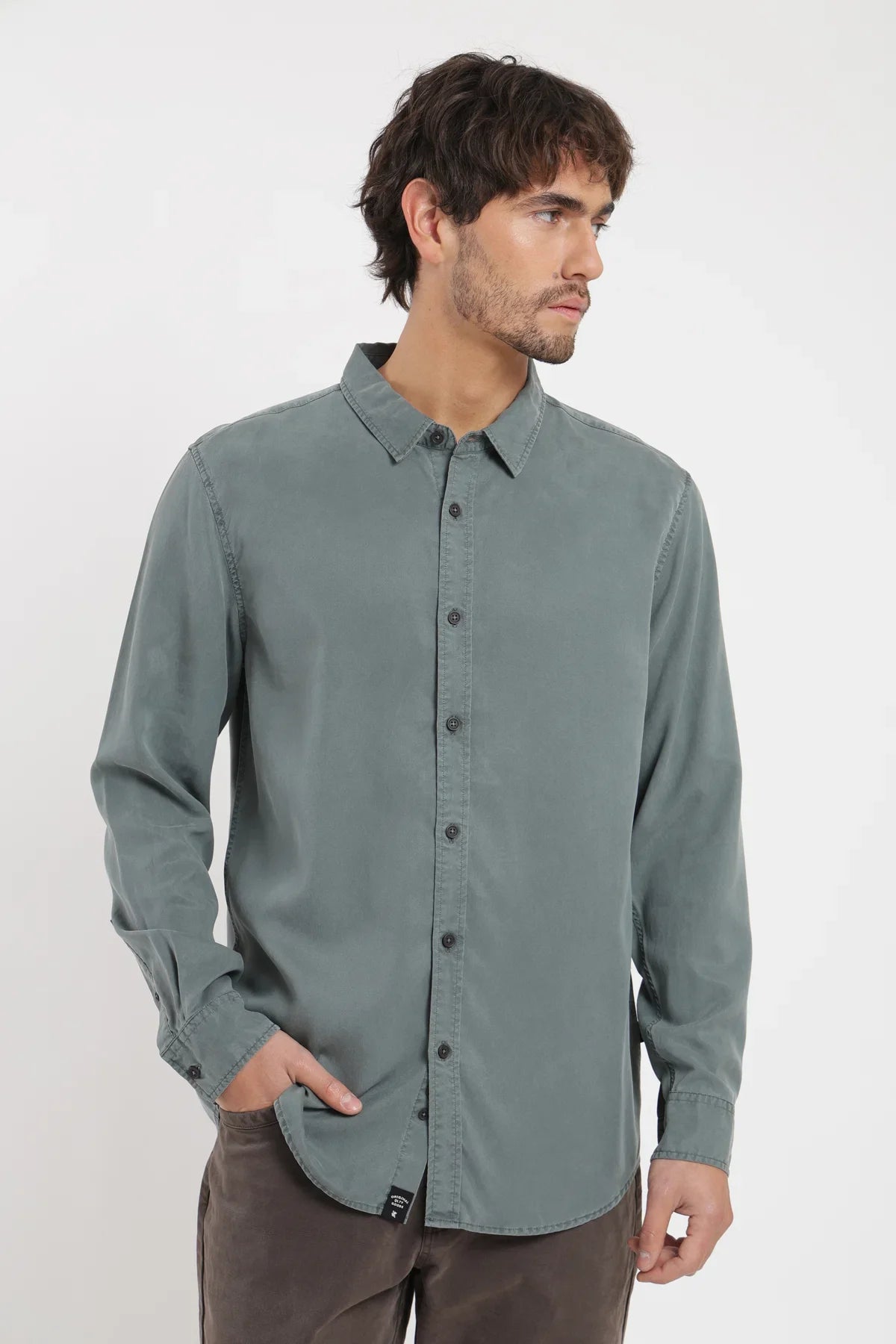 Camisa manga larga Street petroleo Froens