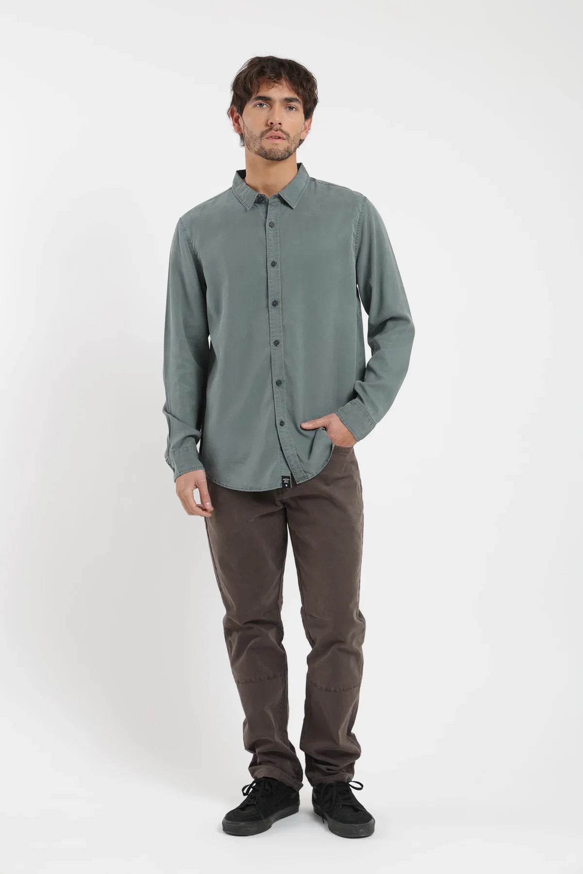 Camisa manga larga Street petroleo Froens