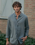 Camisa manga larga Street petroleo