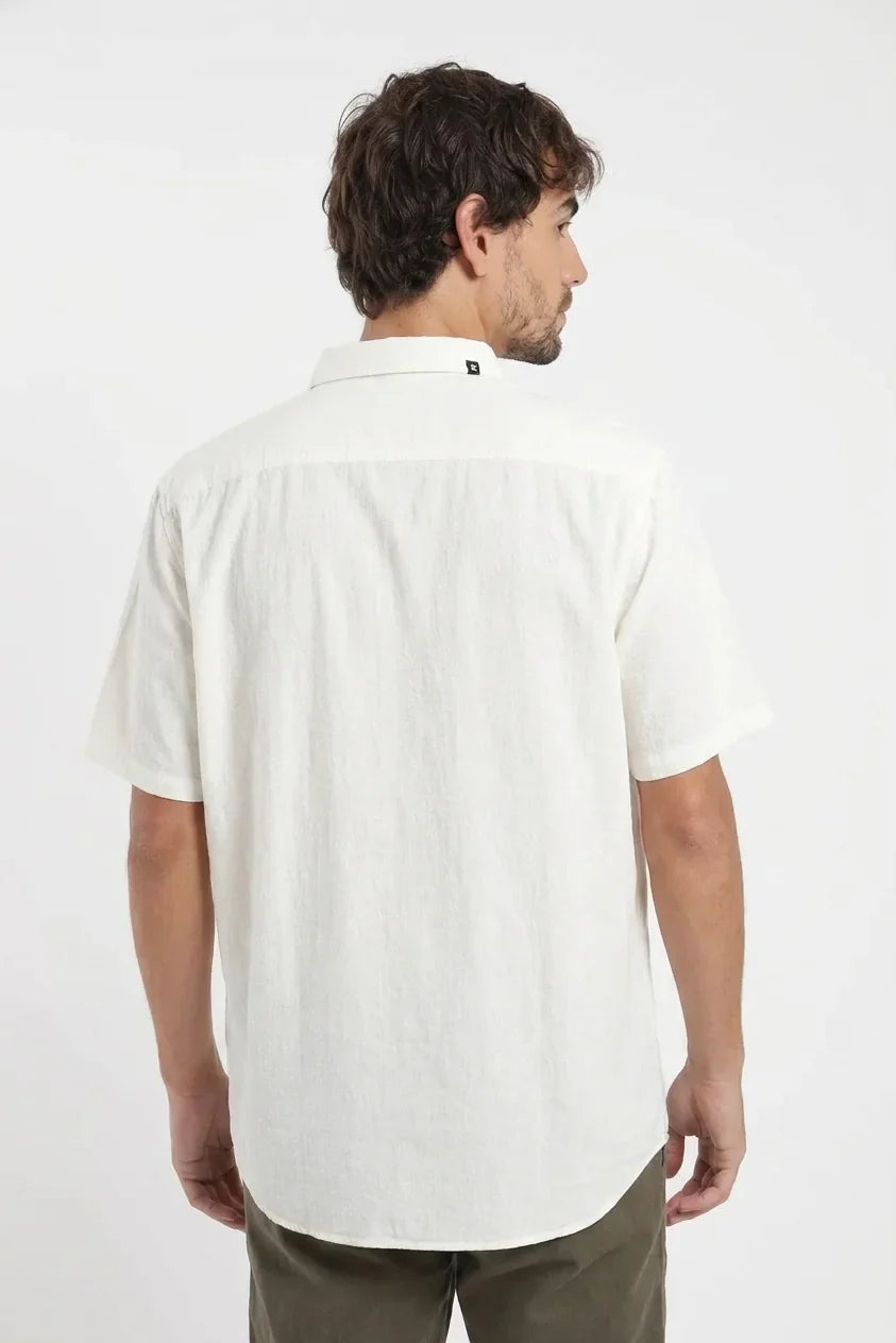 Camisa manga corta Texture blanco Froens