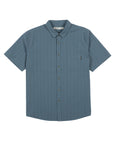 Camisa manga corta texture celeste Froens