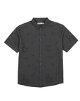 Camisa manga corta texture grafito Froens