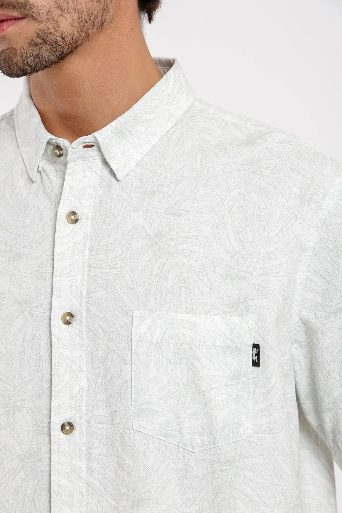Camisa manga corta Texture gris Froens