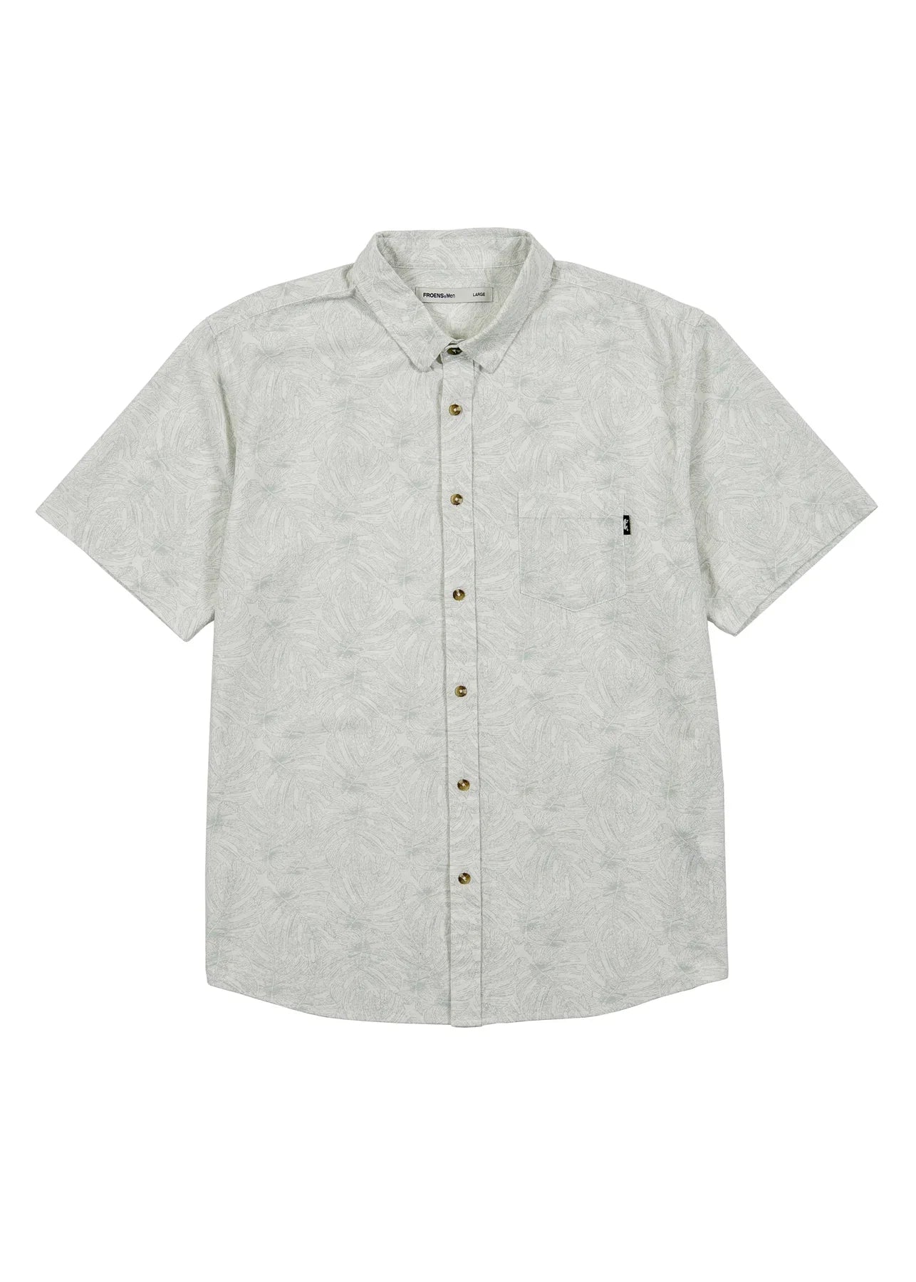 Camisa manga corta Texture gris