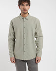 Camisa manga larga Basic verde claro