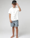 Camisa manga corta kids Classic blanco - Algodón orgánico.