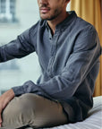 Label - Camisa manga larga amalfi grafito